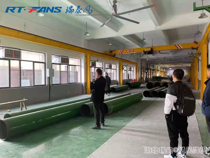 工業(yè)大風扇降溫覆蓋面積廣，四季適用!