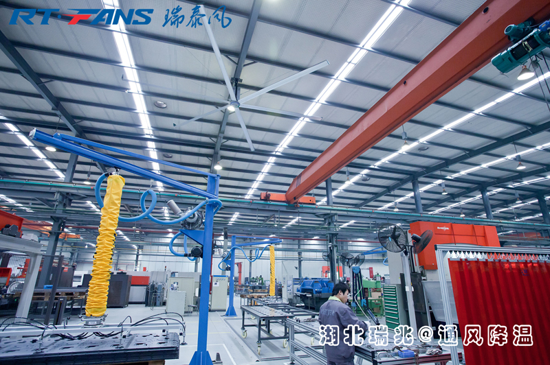 7.3米工業(yè)大風(fēng)扇為什么覆蓋面積可達1000平米以上？